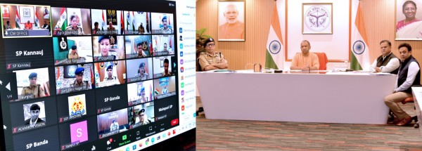 मुख्यमंत्री ने सी0एम0 डैशबोर्ड कार्यालय से एक साथ सभी पुलिस अधिकारीयों  साथ संवाद किया, दिया निर्देश महिला थाना प्रभारी के अतिरिक्त एक अन्य थाने का प्रभार भी महिला पुलिस अधिकारी को दिया जाए।