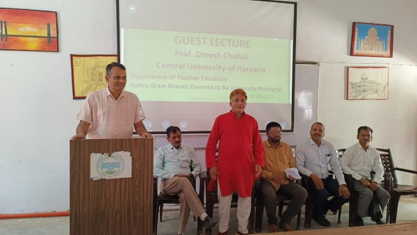शिक्षक-शिक्षा विभाग में एक दिवसीय विशेष व्याख्यान का  भव्य आयाेजन: नेहरू ग्राम भारती मानित विश्वविद्यालय....