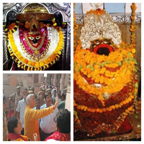 प्रदेश के मुख्य सचिव ने मां विन्ध्यवासिनी देवी, अष्टभुजा व कालीखोह का दर्शन कर किया त्रिकोण  परिक्रमा !