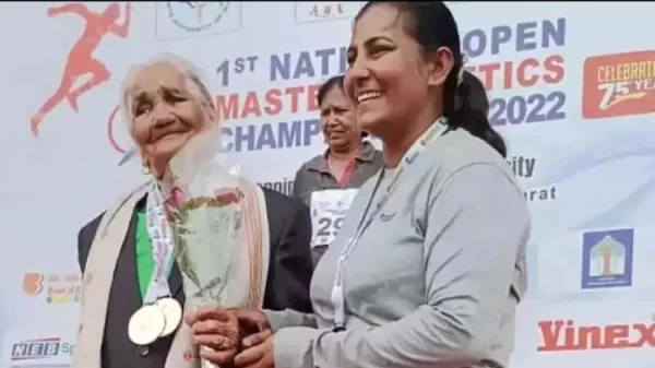 देश की नई नेशनल चैंपियन रामबाई !! 105 साल की उम्र में 100 मीटर में जीता गोल्ड ?